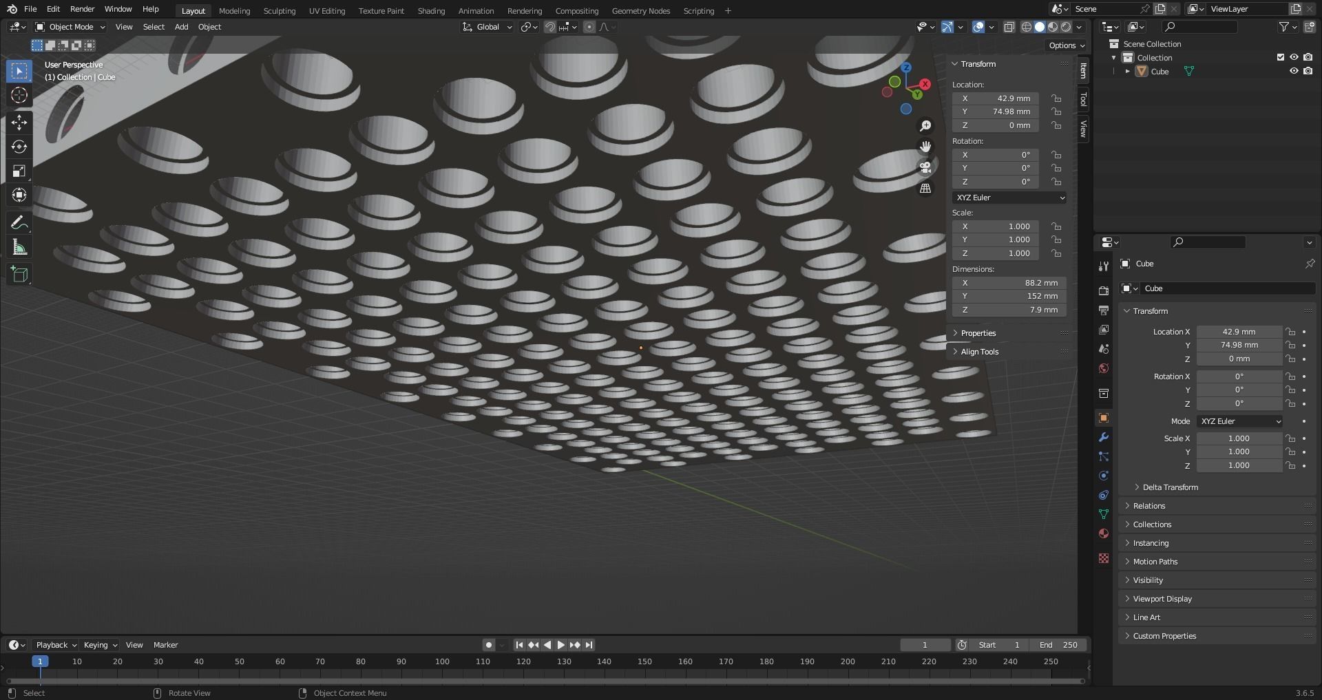 Lego Technic Pro Base plate 11 x 19 - grid panel for Mindstorms 3D print model_3