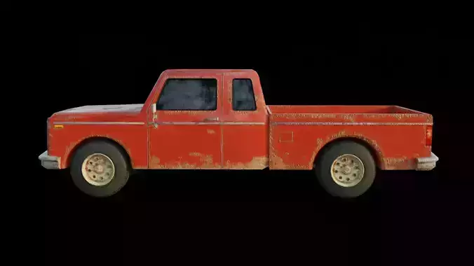 Pickup car PBR texture