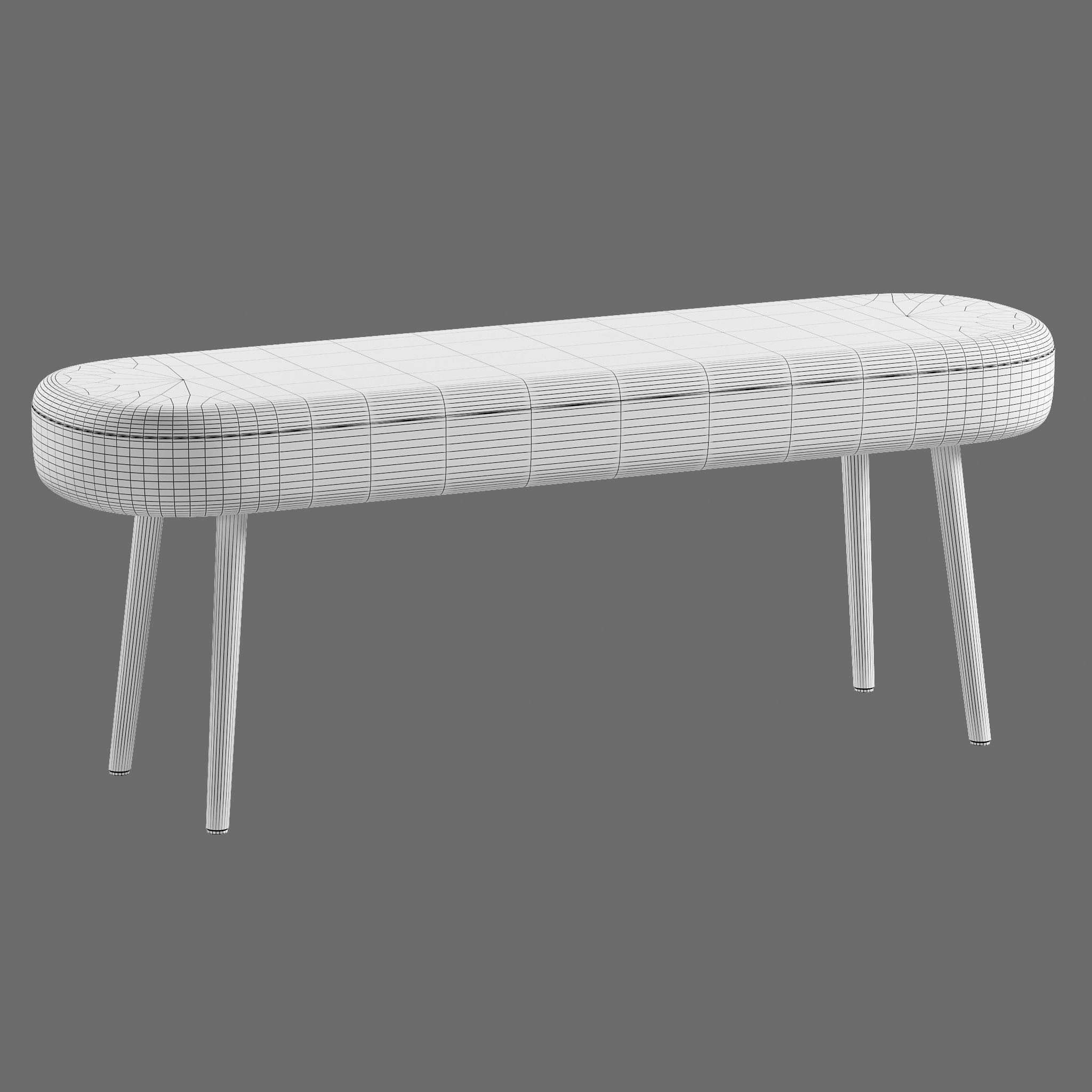 La Redoute Interieurs Semeon Ottomans Set 100 part 2 3D model_5