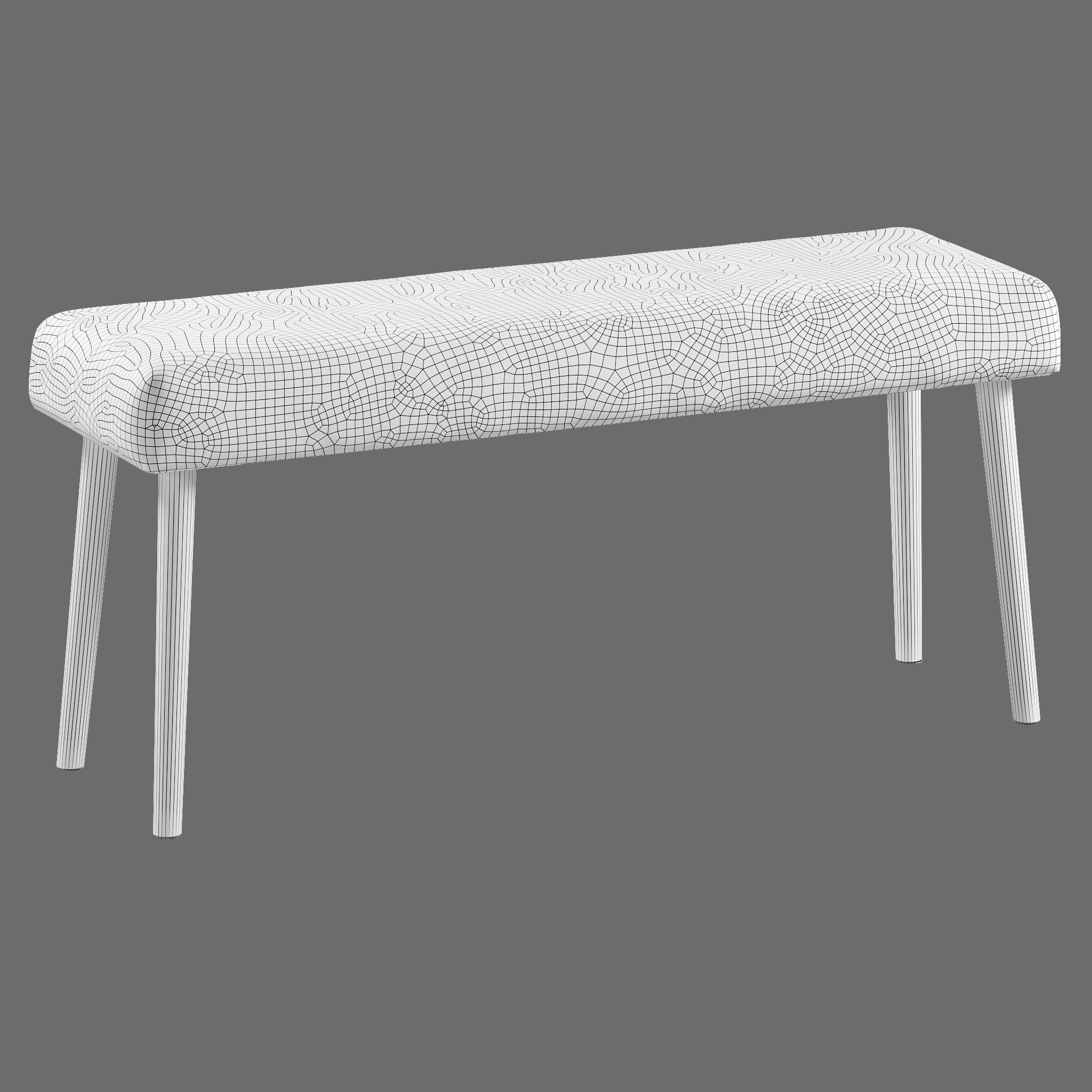 La Redoute Interieurs Semeon Ottomans Set 100 part 2 3D model_9