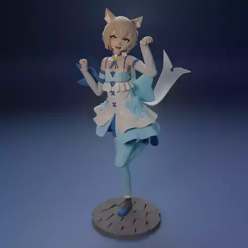 Felix Argyle from ReZero anime 3D print model