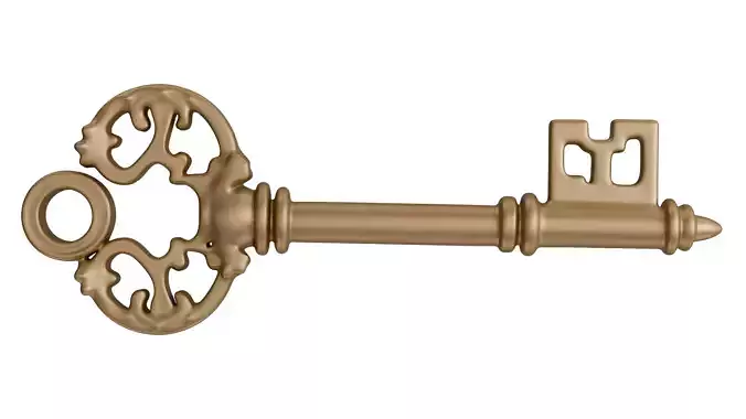 Antique Ornate Key