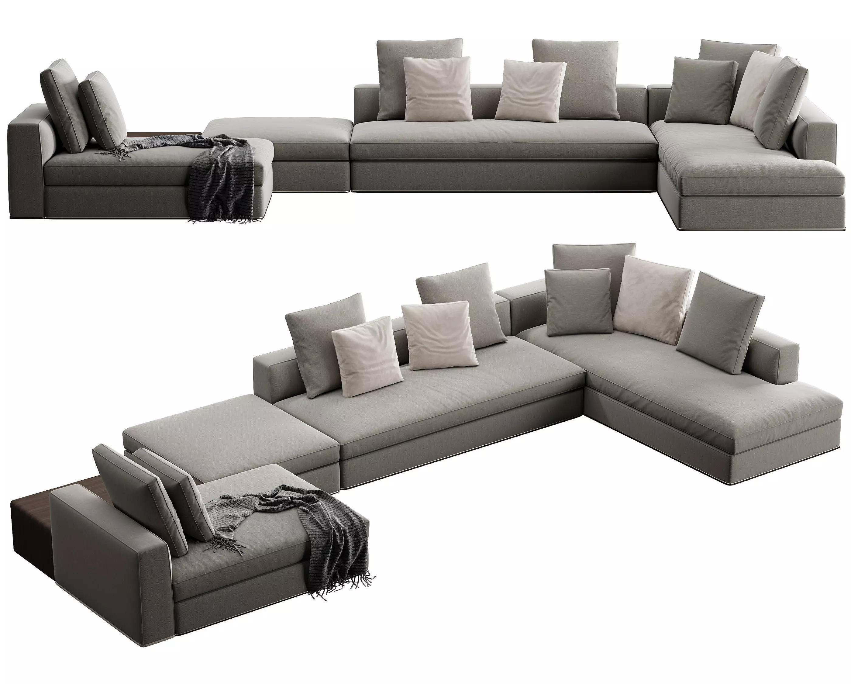 Powell SofaSet 3D model_0