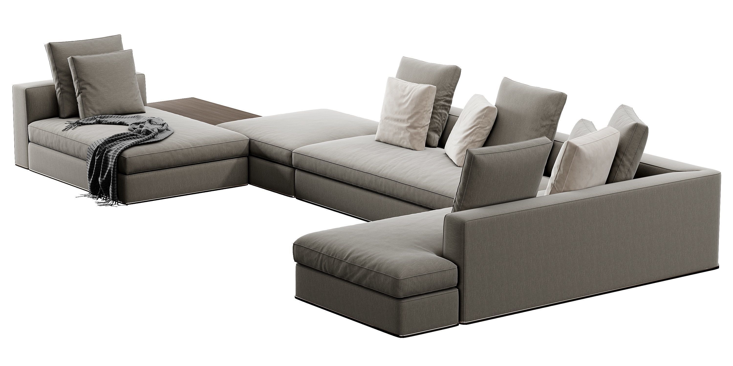 Powell SofaSet 3D model_10
