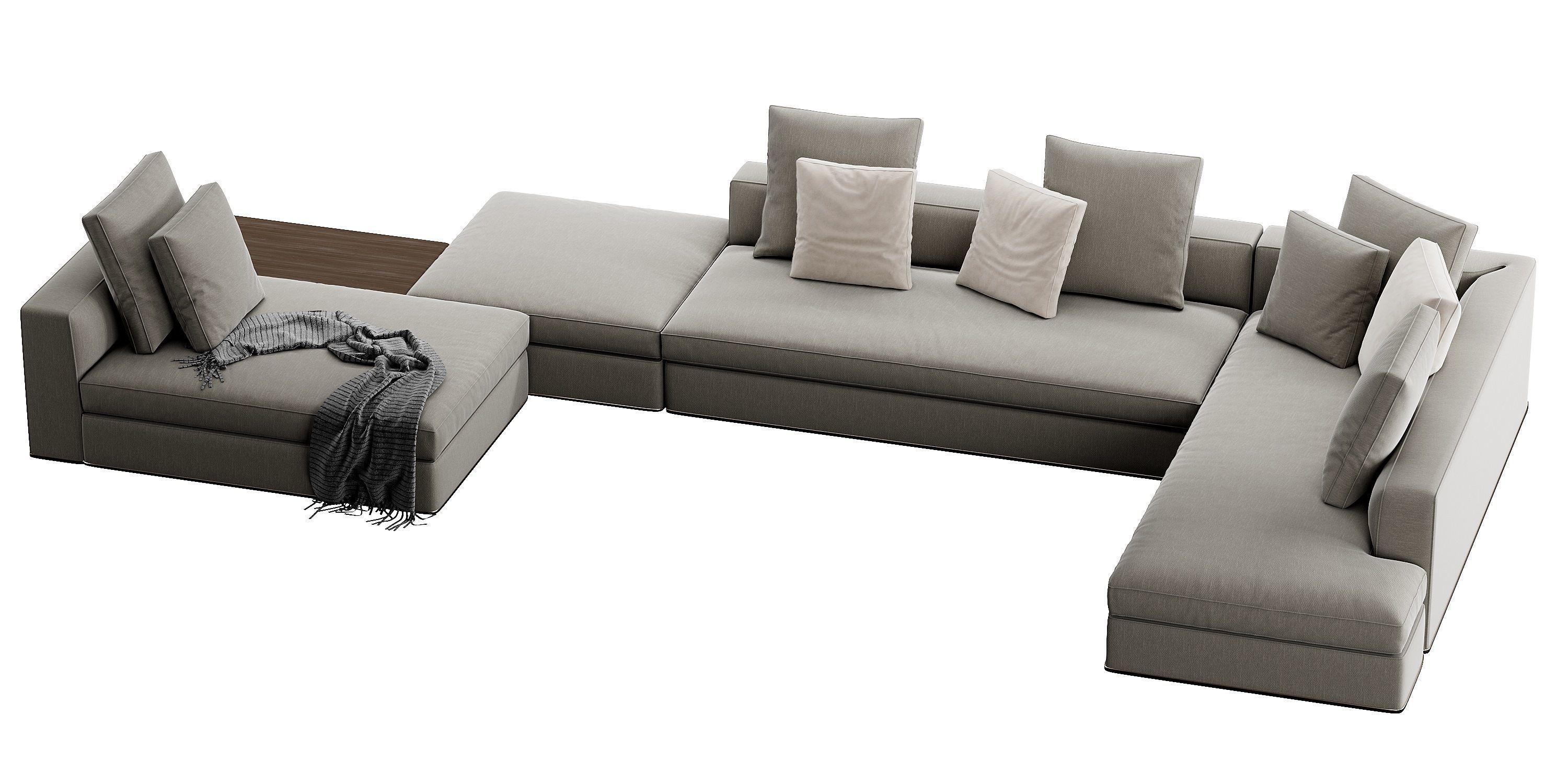 Powell SofaSet 3D model_8