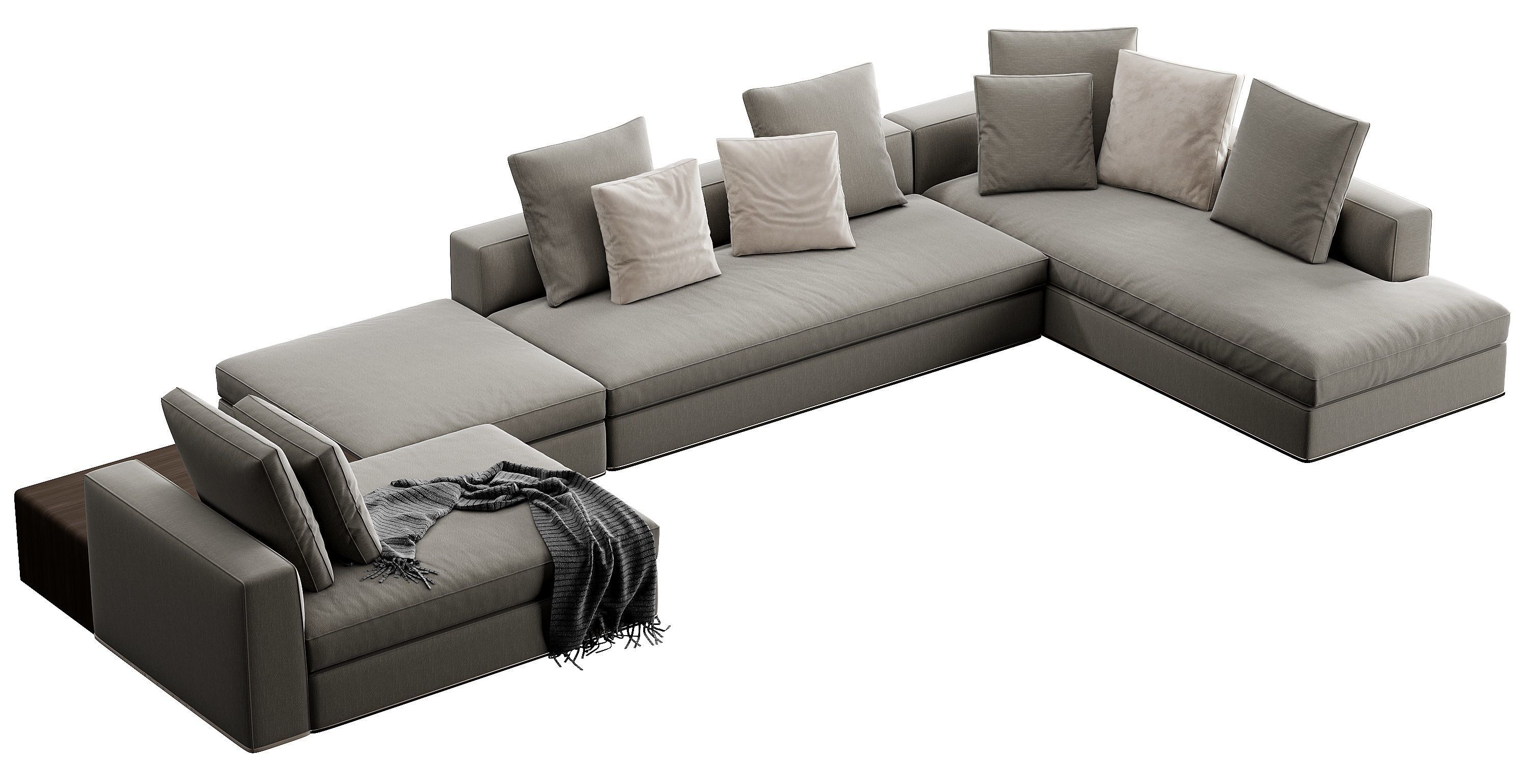 Powell SofaSet 3D model_13