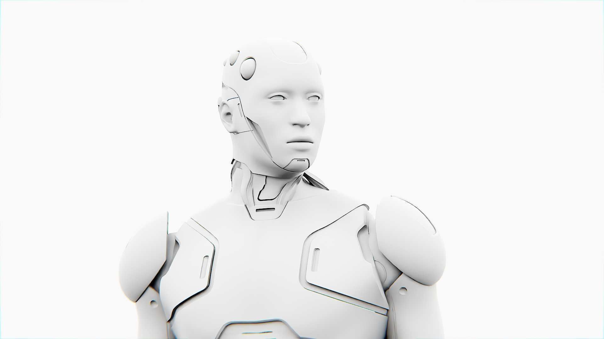 ANDROID CRONOSH Rigged for Unreal Engine - Unity - MIXAMO 3D model_34