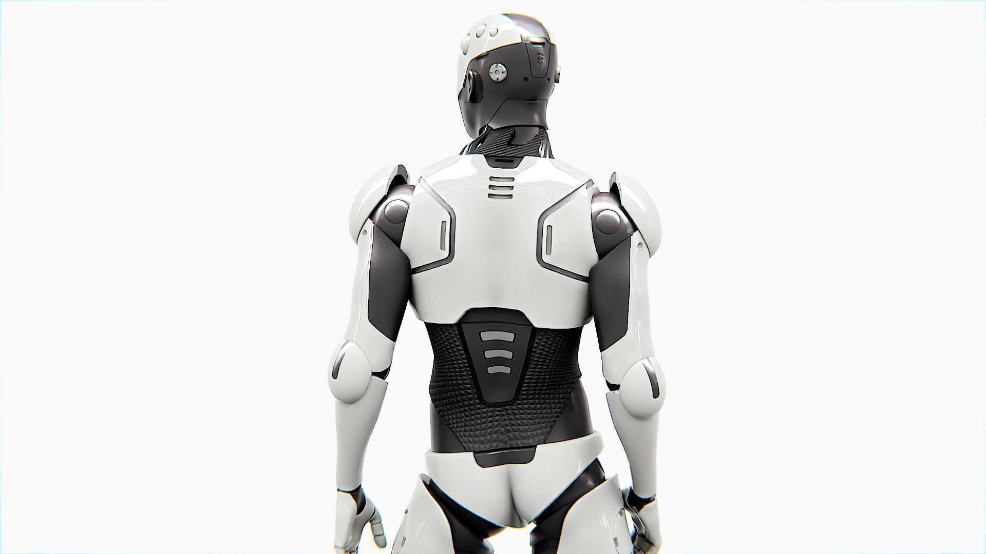 ANDROID CRONOSH Rigged for Unreal Engine - Unity - MIXAMO 3D model_16