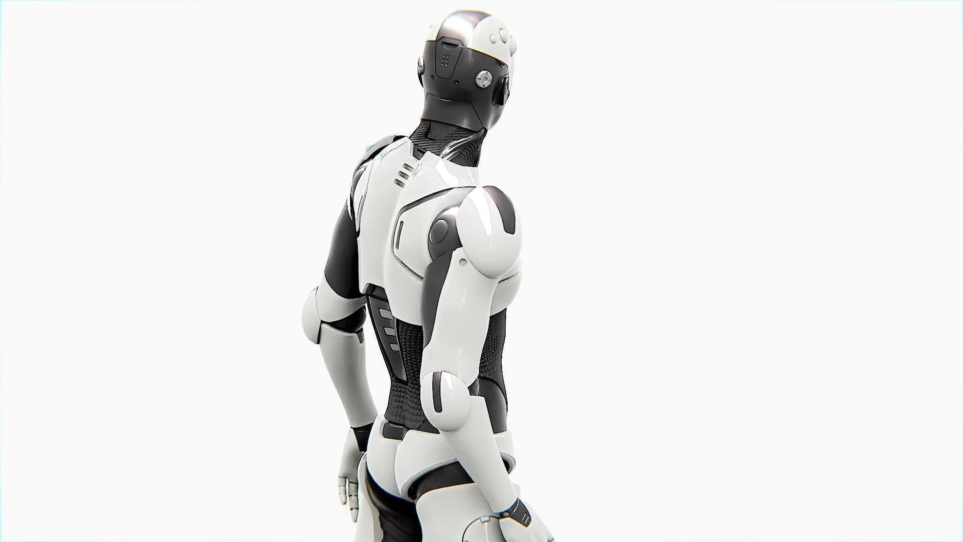 ANDROID CRONOSH Rigged for Unreal Engine - Unity - MIXAMO 3D model_17