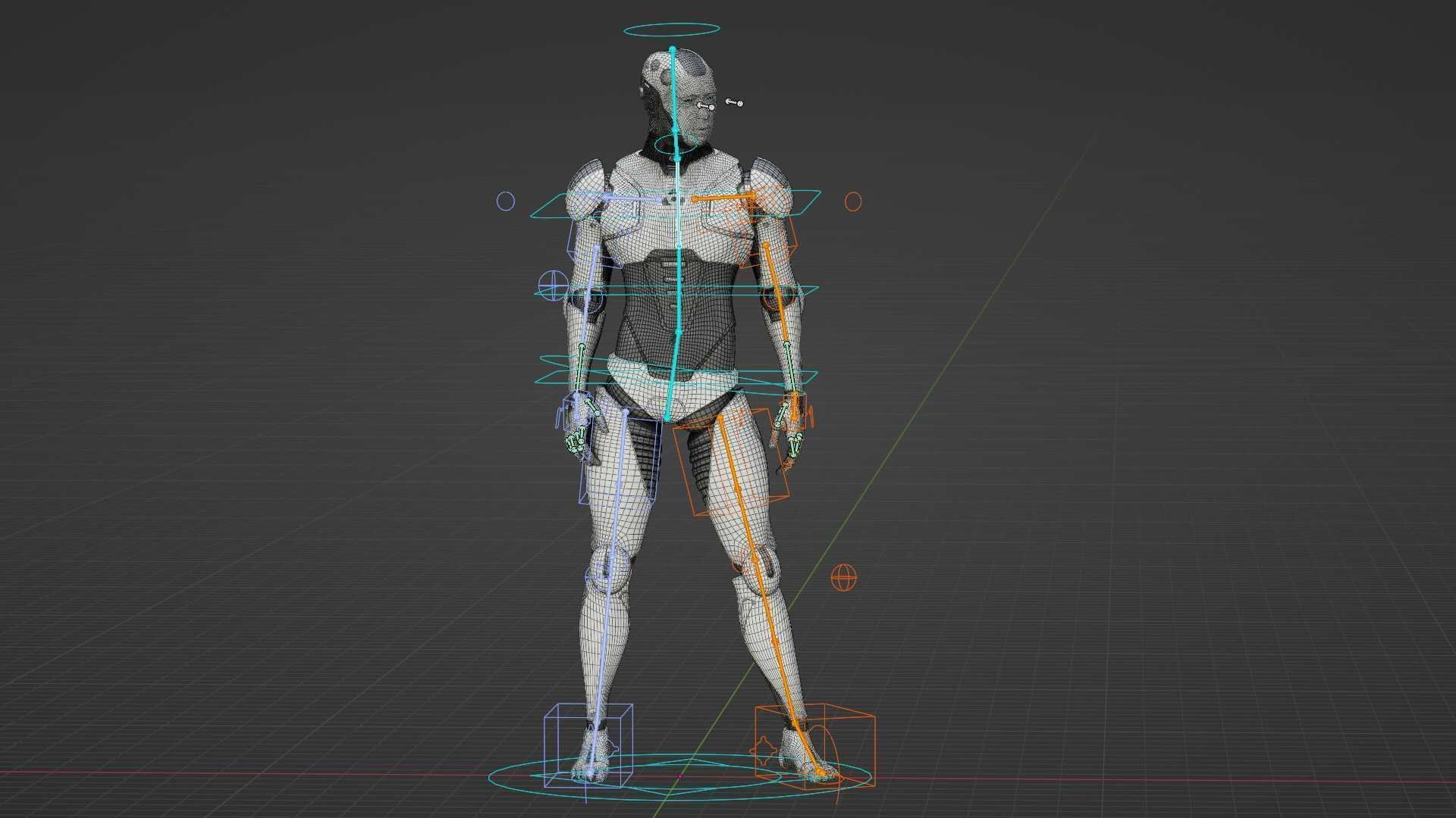 ANDROID CRONOSH Rigged for Unreal Engine - Unity - MIXAMO 3D model_38