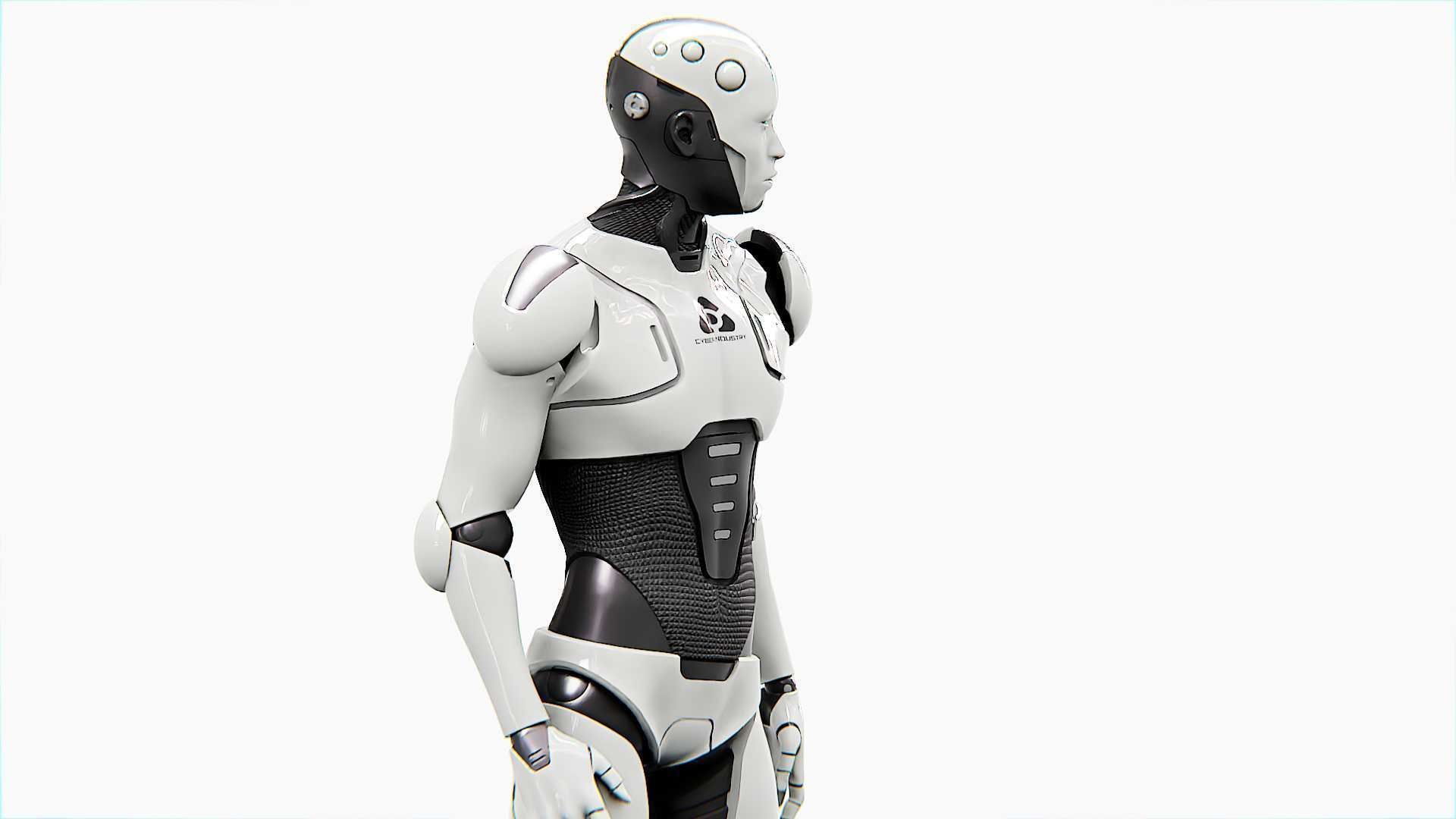 ANDROID CRONOSH Rigged for Unreal Engine - Unity - MIXAMO 3D model_18