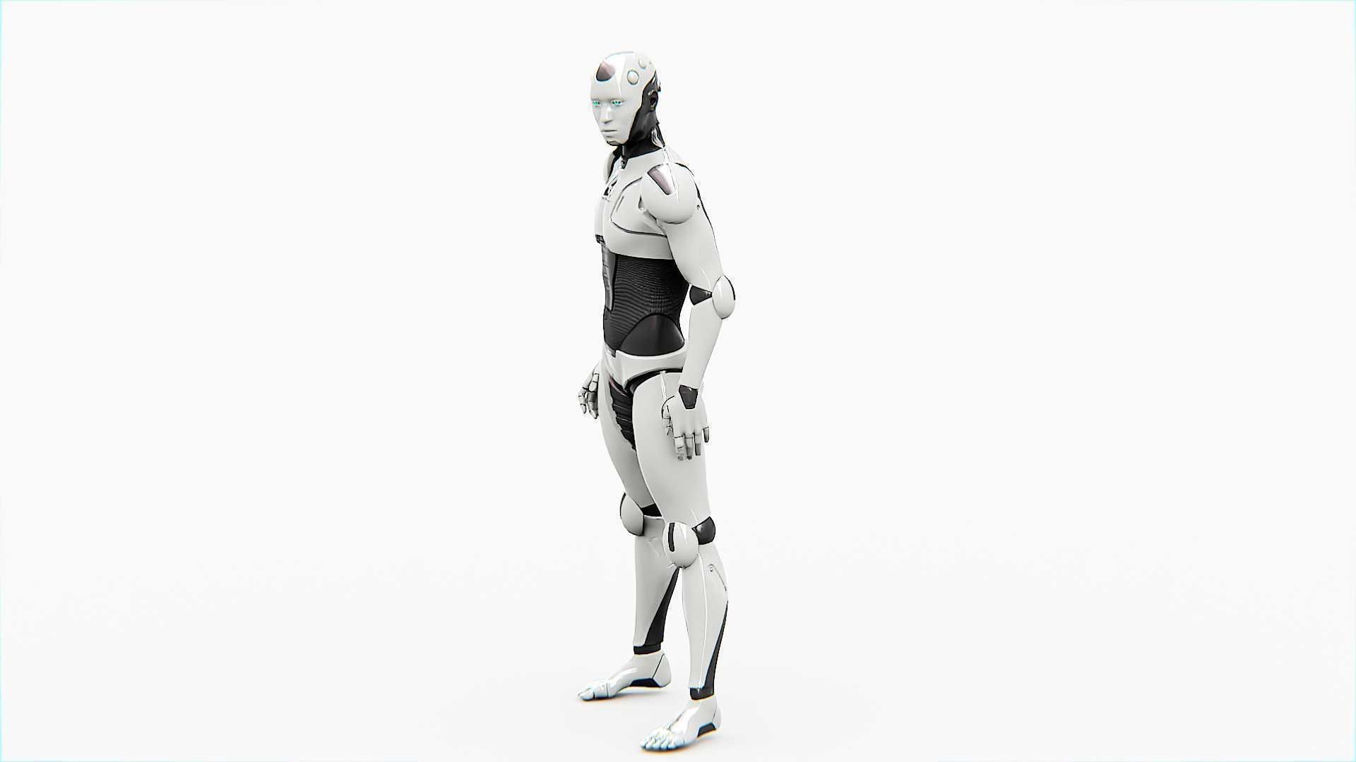 ANDROID CRONOSH Rigged for Unreal Engine - Unity - MIXAMO 3D model_4