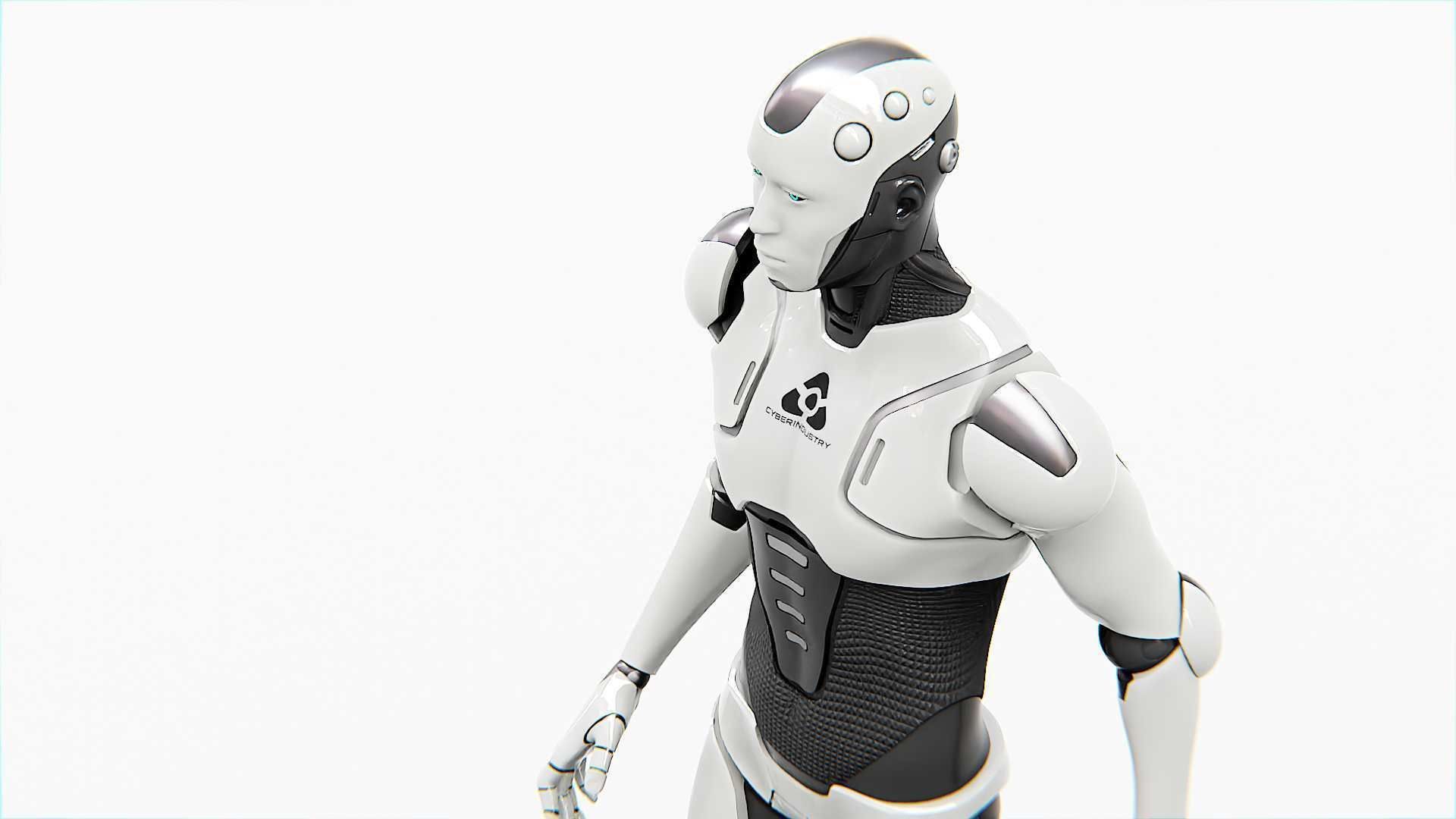 ANDROID CRONOSH Rigged for Unreal Engine - Unity - MIXAMO 3D model_30