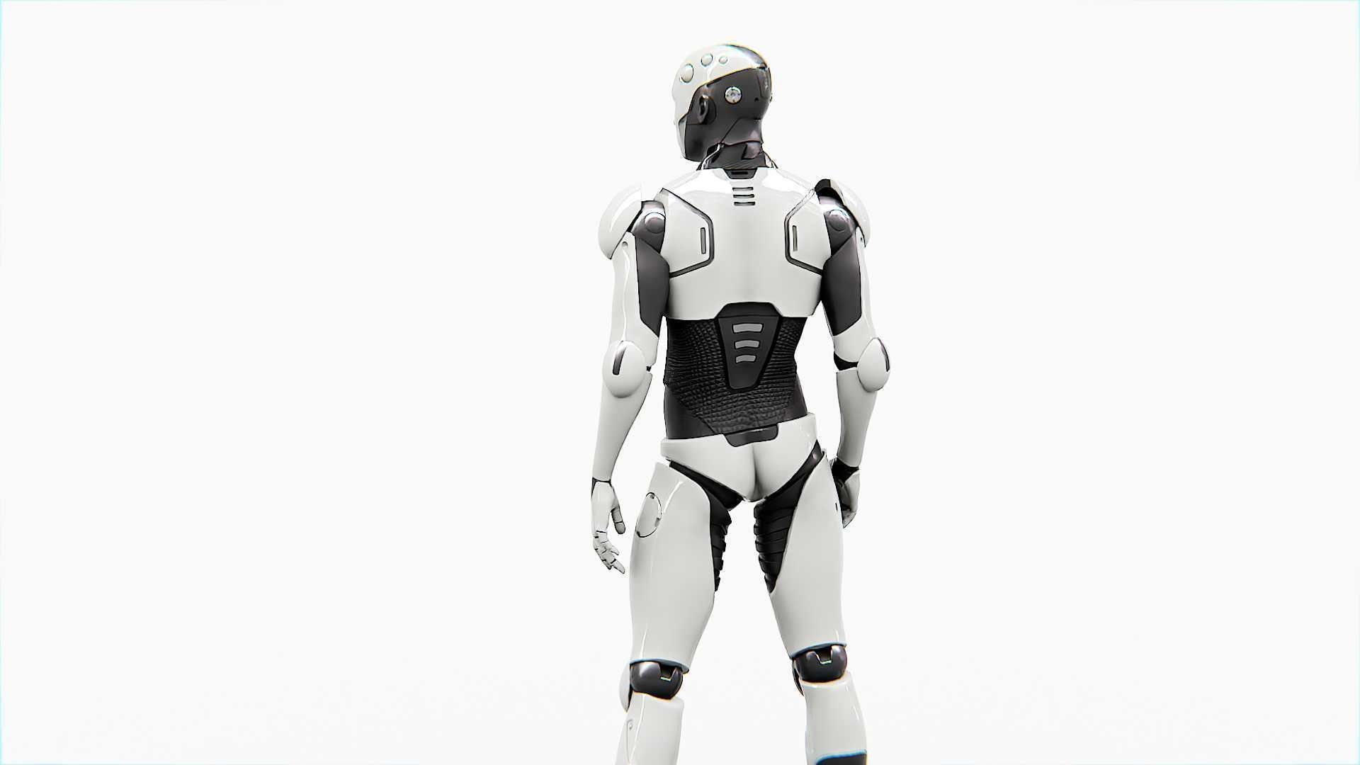 ANDROID CRONOSH Rigged for Unreal Engine - Unity - MIXAMO 3D model_7