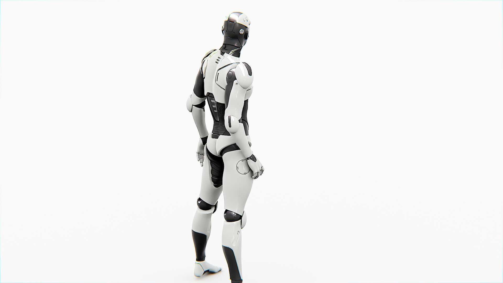 ANDROID CRONOSH Rigged for Unreal Engine - Unity - MIXAMO 3D model_9