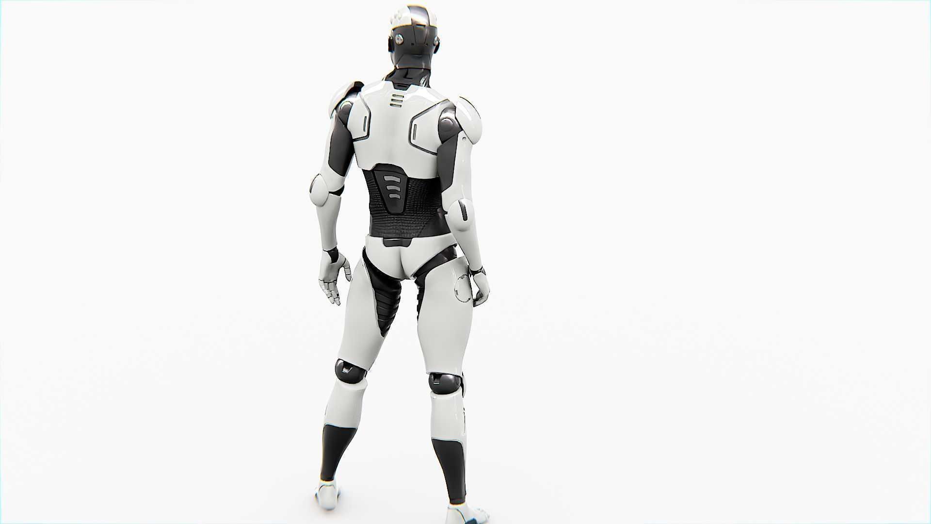 ANDROID CRONOSH Rigged for Unreal Engine - Unity - MIXAMO 3D model_8