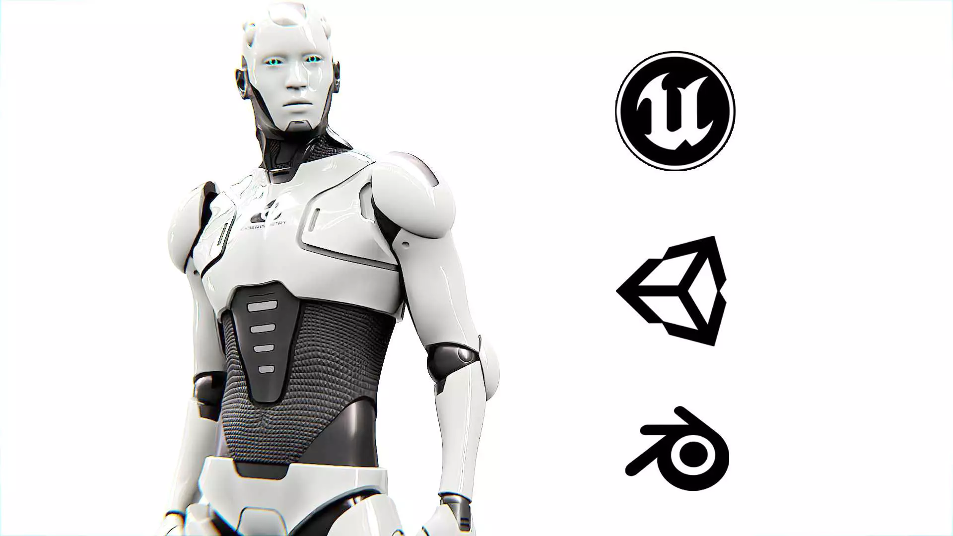 ANDROID CRONOSH Rigged for Unreal Engine - Unity - MIXAMO 3D model_0