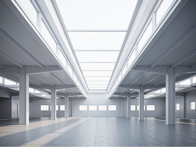low poly warehouse 16 Low-poly 3D model