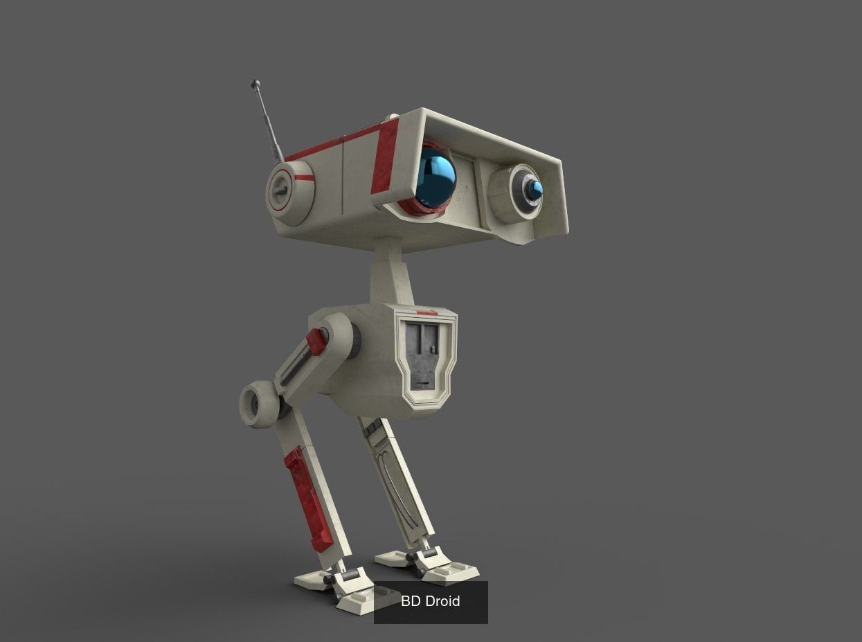 Mega Star Wars Pack 3D Model Collection_25