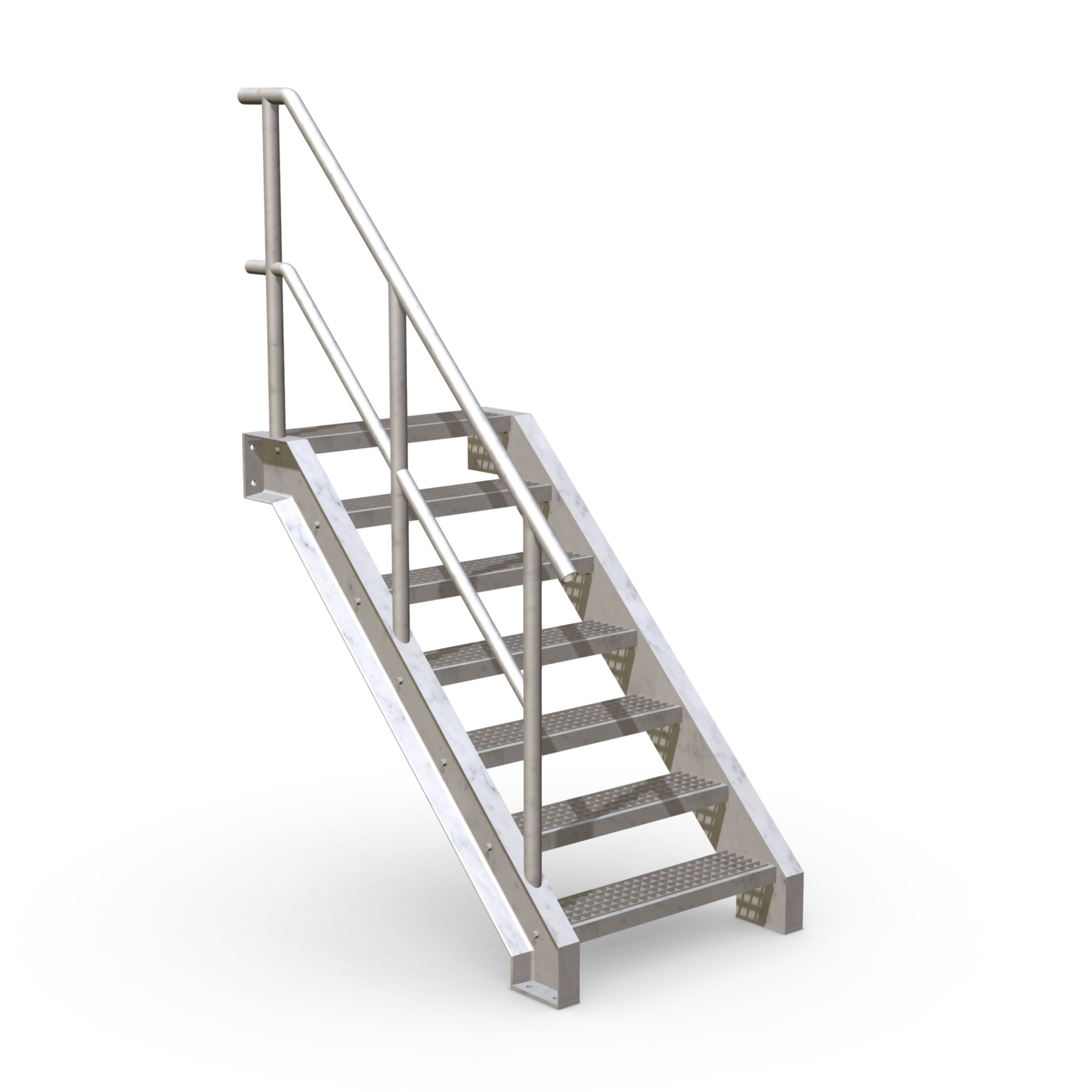 Grid Stairs - The Complete 184 Piece 3D Models Collection _5
