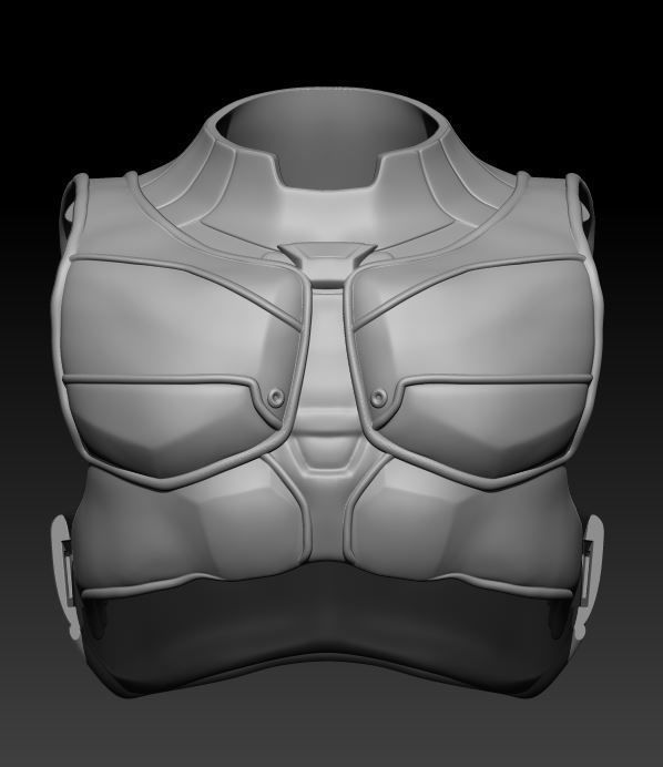 Attachable Body Armour for doll figurines 3D model 3D printable | CGTrader