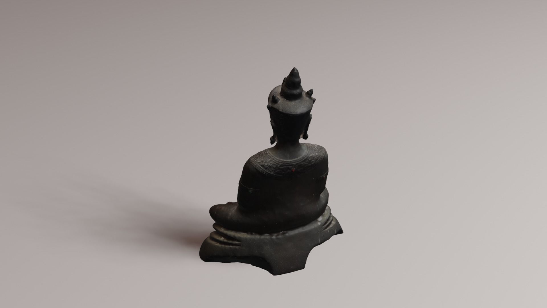 Buddha 4 Low-poly 3D model_23