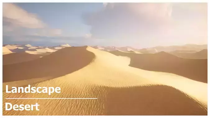 Desert sand landscape terrain