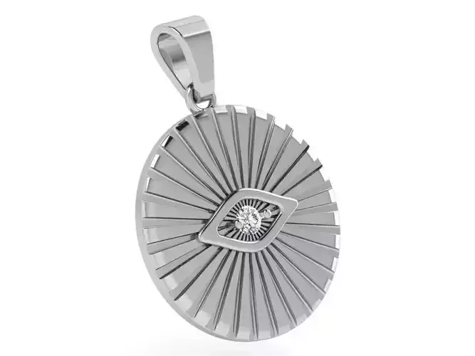 Eye Circle Pendant 4431
