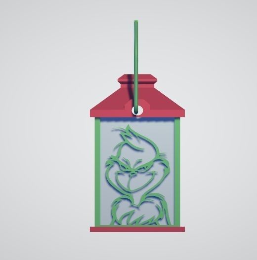 Grinck Lantern and Stickers to print 3D print model_1