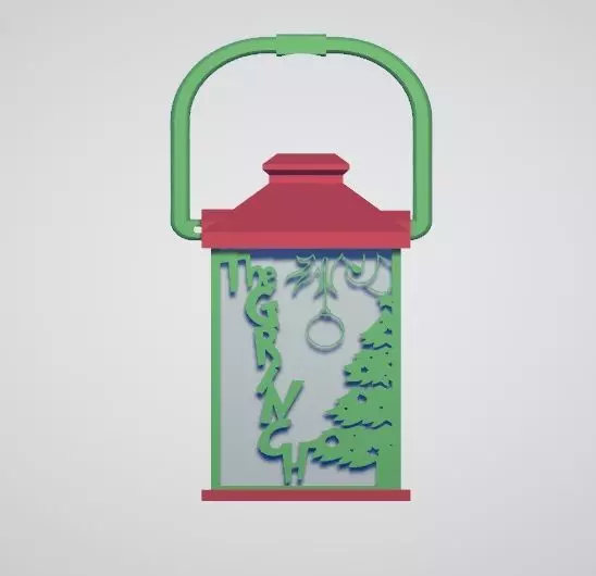 Grinck Lantern and Stickers to print 3D print model_0