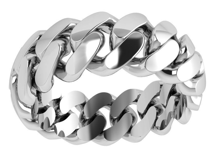 Cumin Chain Ring 4438 3D print model_2