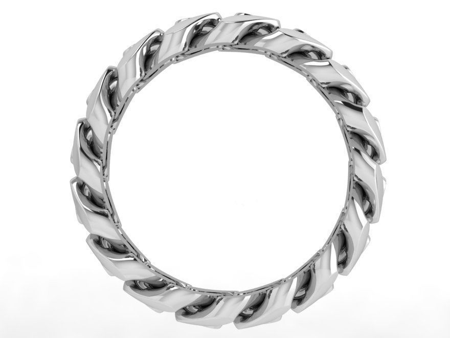 Cumin Chain Ring 4438 3D print model_4
