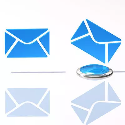 Email logo 3D model_0
