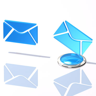 Email logo 3D model_3