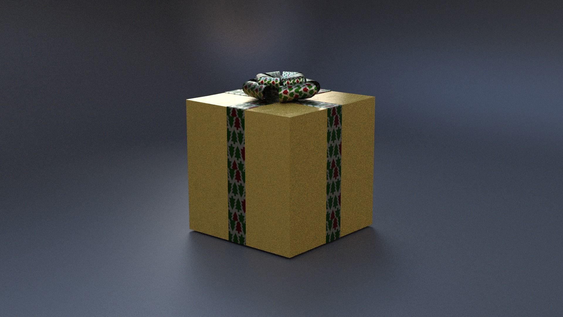 Animated Opening Present 3D model_3