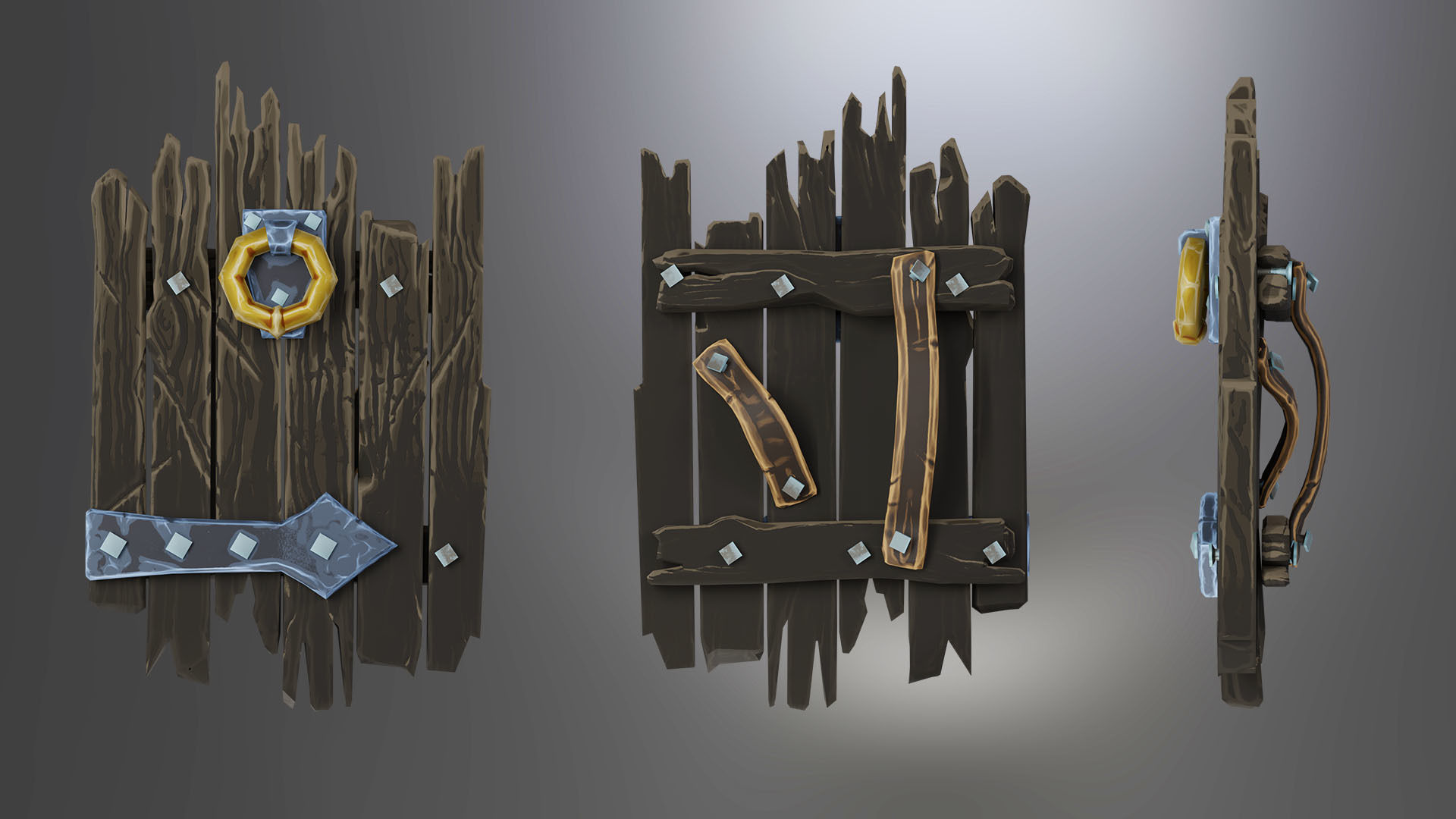 Animated Game Ready King Warrior Skeleton Character  Low-poly 3D model_6