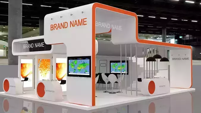 booth  3D model