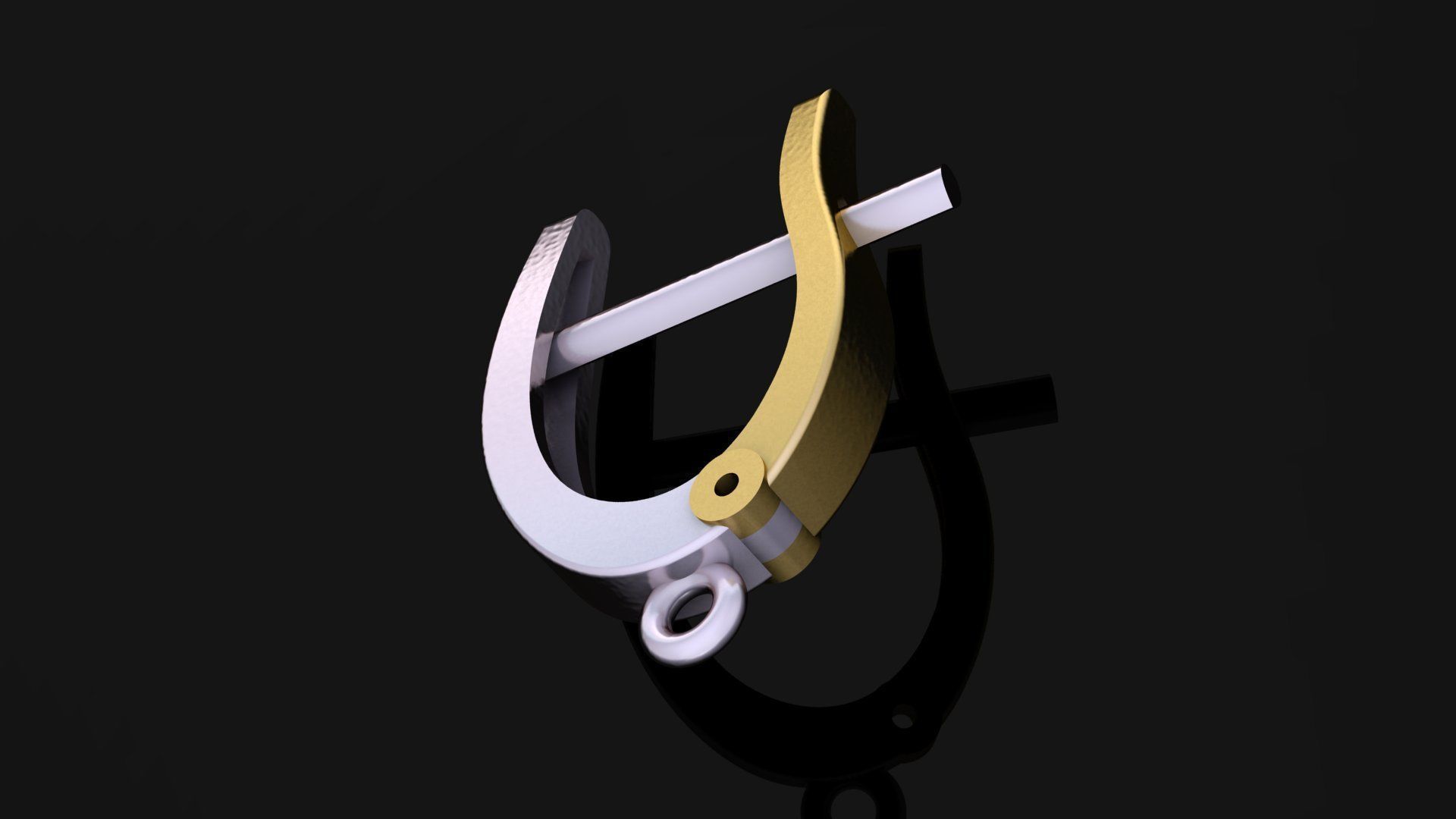 standart size earrling Free 3D print model_15