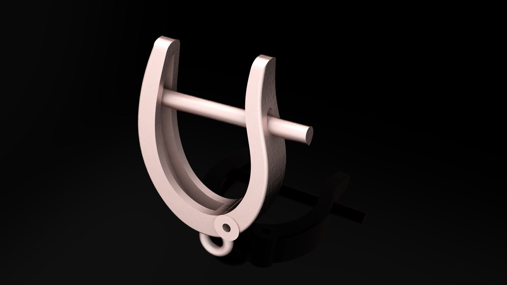standart size earrling Free 3D print model_14