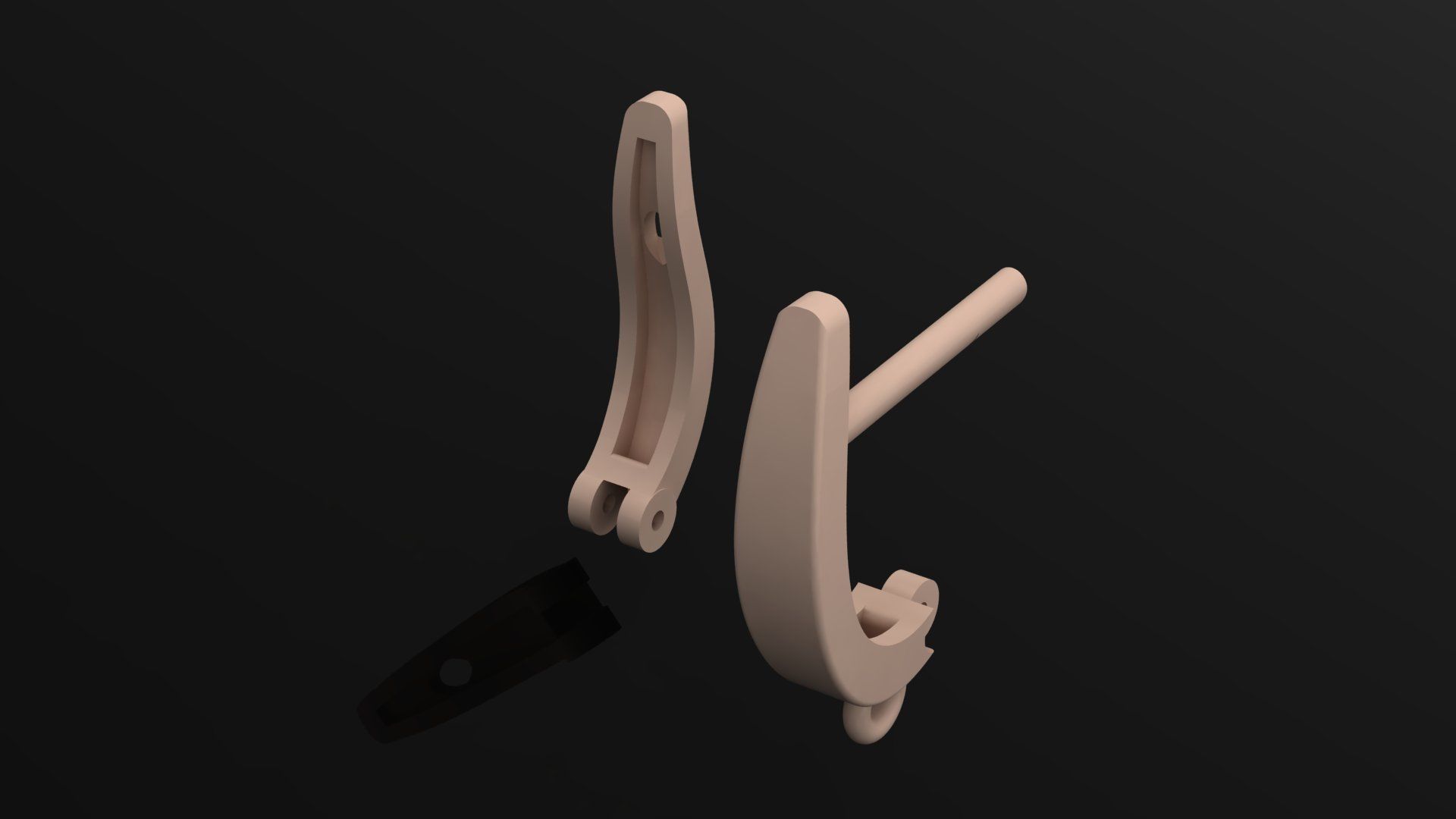 standart size earrling Free 3D print model_4