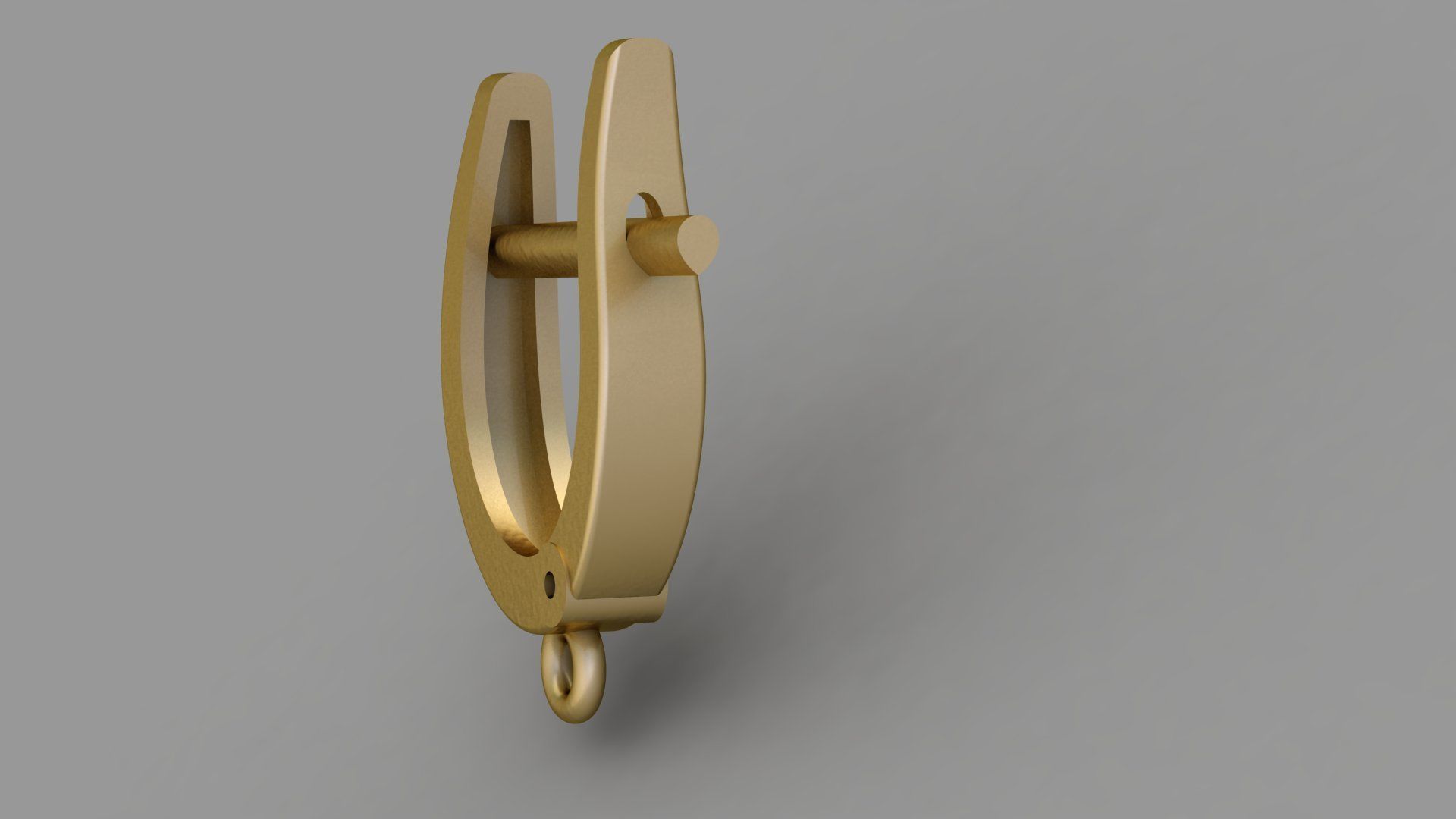 standart size earrling Free 3D print model_7
