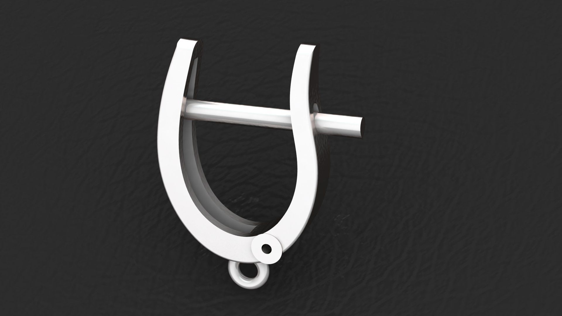 standart size earrling Free 3D print model_8