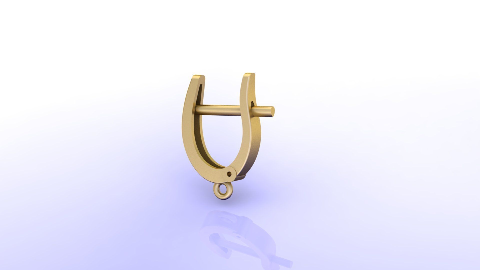 standart size earrling Free 3D print model_18