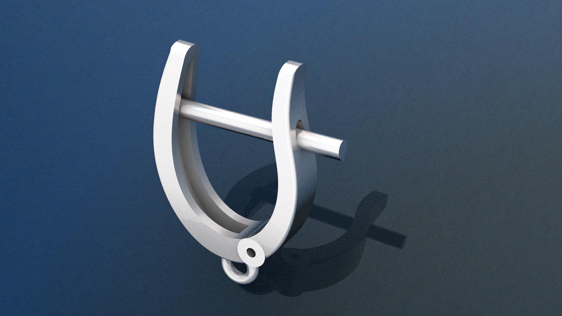 standart size earrling Free 3D print model_10