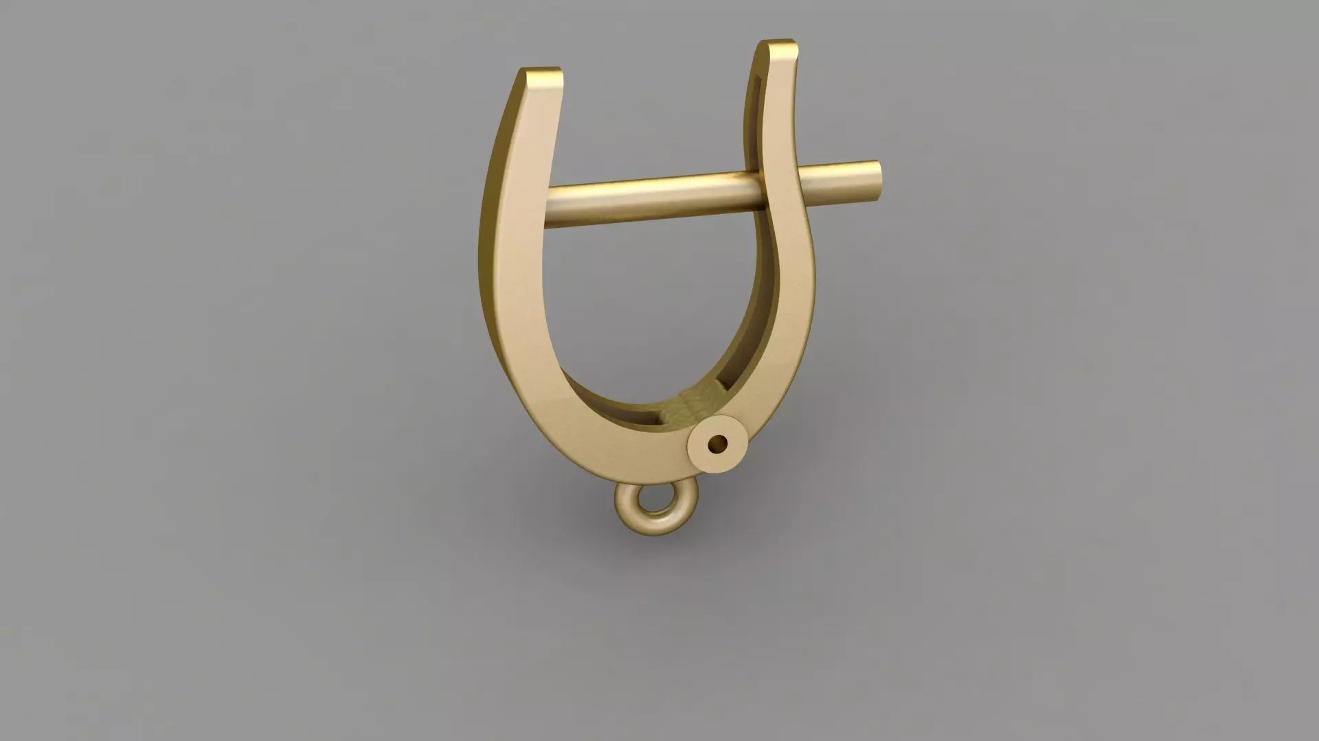 standart size earrling Free 3D print model_0