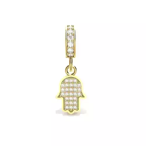 HAMSA CHARM 3D print model