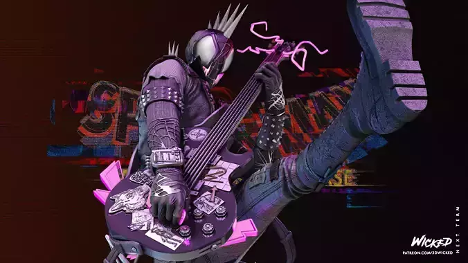 Wicked Marvel Spider Spunk Sculpture Tested for 3D printing 3D print model