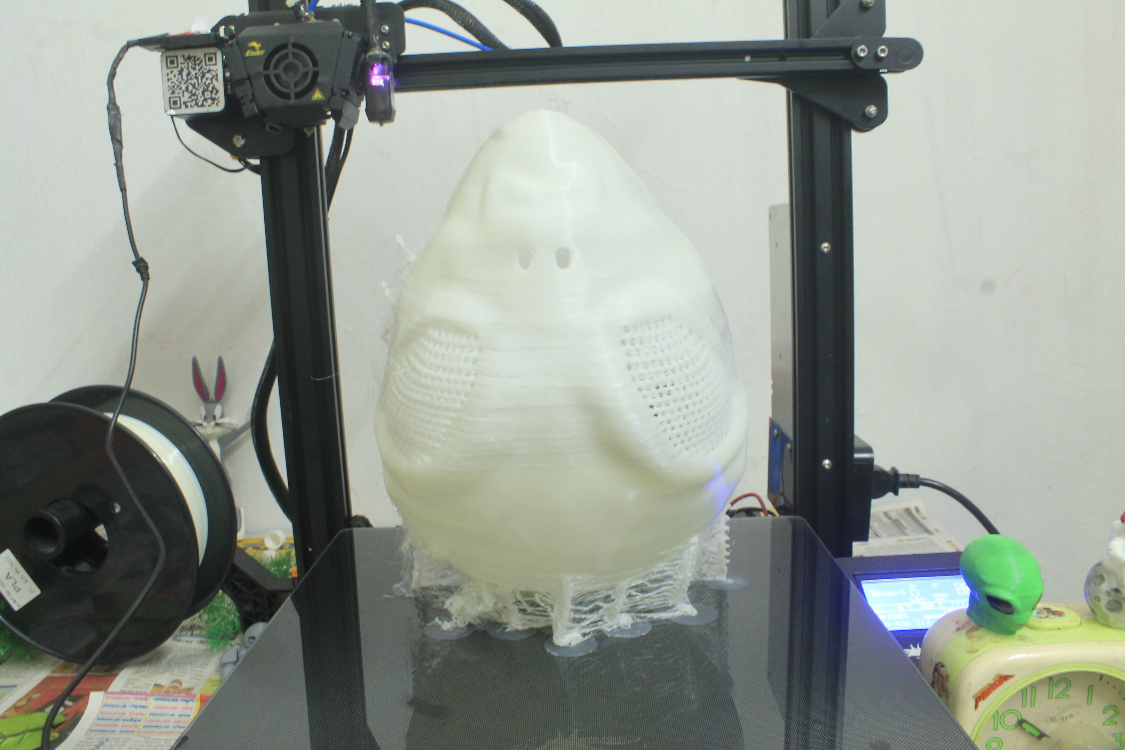Alien mask 3D print model_3
