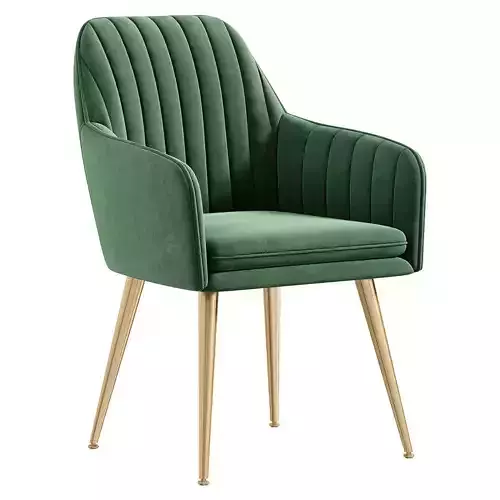 Green velvet Dining chair by homary