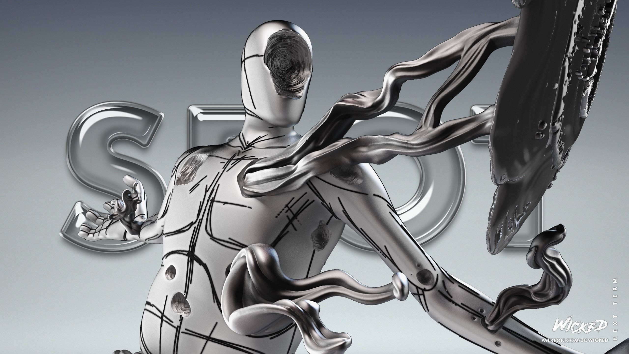 Wicked Marvel The Spot Sculpture Tested for 3D printing 3D print model_55